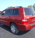 toyota highlander 2003 red suv gasoline 4 cylinders front wheel drive automatic 28557
