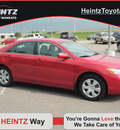 toyota camry 2009 red sedan le gasoline 4 cylinders front wheel drive automatic 56001