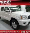 toyota tacoma 2012 white prerunner v6 gasoline 6 cylinders 2 wheel drive automatic 91731