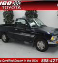 toyota pickup 1995 blue pickup truck dx gasoline 4 cylinders rear wheel drive automatic 91731