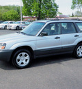 subaru forester 2004 silver suv 2 5 x gasoline 4 cylinders all whee drive automatic 55124