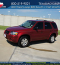ford escape 2006 dk  red suv limited gasoline 6 cylinders front wheel drive automatic with overdrive 76108