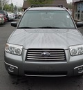 subaru forester 2007 gray wagon 2 5 x gasoline 4 cylinders all whee drive automatic 06019
