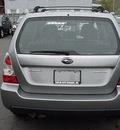 subaru forester 2007 gray wagon 2 5 x gasoline 4 cylinders all whee drive automatic 06019