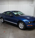 ford mustang 2007 blue coupe v6 premium gasoline 6 cylinders rear wheel drive automatic with overdrive 76108