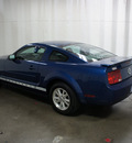 ford mustang 2007 blue coupe v6 premium gasoline 6 cylinders rear wheel drive automatic with overdrive 76108