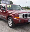 jeep commander 2007 red suv sport gasoline 6 cylinders 4 wheel drive automatic 27569