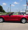 ford mustang 2007 dk  red gasoline 6 cylinders rear wheel drive automatic with overdrive 76018