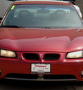 pontiac grand prix 2001 red coupe gt gasoline v6 front wheel drive automatic 62034