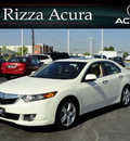 acura tsx 2009 white sedan gasoline 4 cylinders front wheel drive automatic with overdrive 60462