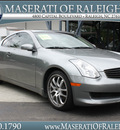 infiniti g35 2007 gray coupe gasoline 6 cylinders rear wheel drive automatic 27616