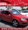 volkswagen gti 2006 red hatchback gasoline 4 cylinders front wheel drive automatic 91761