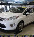ford fiesta 2011 white sedan sel gasoline 4 cylinders front wheel drive automatic 98632