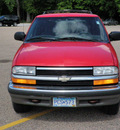 chevrolet blazer 1999 red suv ls gasoline v6 4 wheel drive automatic 55318