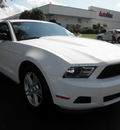 ford mustang 2012 white coupe v6 gasoline 6 cylinders rear wheel drive automatic 34474