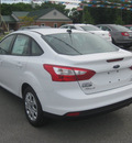 ford focus 2012 white sedan se flex fuel 4 cylinders front wheel drive 6 speed automatic 62863