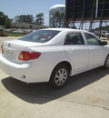 toyota corolla 2010 white sedan le gasoline 4 cylinders front wheel drive automatic 75503
