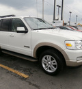 ford explorer 2008 white suv eddie bauer gasoline 6 cylinders 4 wheel drive automatic with overdrive 13502