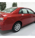 toyota corolla 2012 red sedan le gasoline 4 cylinders front wheel drive automatic 91731