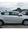 chevrolet sonic 2012 silver hatchback lt gasoline 4 cylinders front wheel drive automatic 77090