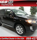 toyota highlander hybrid 2012 black suv limited hybrid 6 cylinders all whee drive not specified 91731