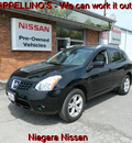 nissan rogue 2008 black suv sl gasoline 4 cylinders all whee drive automatic 14094