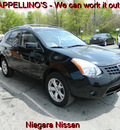 nissan rogue 2008 black suv sl gasoline 4 cylinders all whee drive automatic 14094