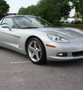 chevrolet corvette 2007 silver coupe gasoline 8 cylinders rear wheel drive 6 speed manual 27616