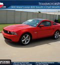 ford mustang 2011 red coupe gt gasoline 8 cylinders rear wheel drive 6 speed manual 76108