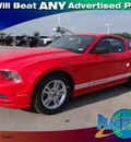 ford mustang 2013 red coupe gasoline 6 cylinders rear wheel drive 6 speed automatic 77388