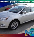 ford focus 2012 silver hatchback sel flex fuel 4 cylinders front wheel drive 6 speed automatic 77388