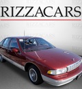 chevrolet caprice 1992 red sedan gasoline v8 rear wheel drive automatic with overdrive 60546