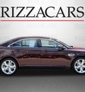 ford taurus 2010 dk  red sedan sho awd gasoline 6 cylinders all whee drive automatic with overdrive 60546