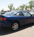 chevrolet cavalier 2002 indigo blue coupe z24 gasoline 4 cylinders front wheel drive 5 speed manual 80911