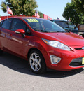 ford fiesta 2011 red hatchback ses gasoline 4 cylinders front wheel drive automatic 80229