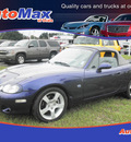 mazda mx 5 miata 2003 blue gasoline 4 cylinders dohc rear wheel drive 5 speed manual 34474