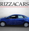 ford focus 2012 sonic bliue sedan se flex fuel 4 cylinders front wheel drive automatic with overdrive 60546