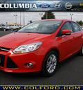 ford focus 2012 red sedan sel flex fuel 4 cylinders front wheel drive automatic 98632