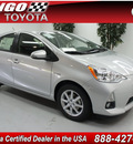 toyota prius c 2012 silver hatchback four hybrid 4 cylinders front wheel drive automatic 91731
