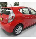 toyota prius c 2012 red hatchback three hybrid 4 cylinders front wheel drive automatic 91731