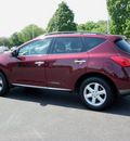 nissan murano 2009 dk  red suv sl gasoline 6 cylinders all whee drive automatic 55124