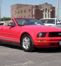 ford mustang 2007 dk  red v6 deluxe gasoline 6 cylinders rear wheel drive automatic 61832