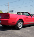 ford mustang 2007 dk  red v6 deluxe gasoline 6 cylinders rear wheel drive automatic 61832