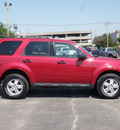 ford escape 2009 red suv xlt gasoline 6 cylinders 4 wheel drive automatic 61832