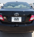 toyota camry 2010 black sedan le gasoline 4 cylinders front wheel drive automatic 76018
