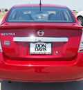 nissan sentra 2011 dk  red sedan gasoline 4 cylinders front wheel drive automatic with overdrive 76018