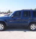 jeep liberty 2003 blue suv limited gasoline 6 cylinders rear wheel drive automatic 77388