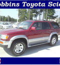 toyota 4runner 1998 red suv limited gasoline 6 cylinders rear wheel drive automatic 75503