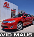 toyota camry 2012 red sedan hybrid hybrid 4 cylinders front wheel drive automatic 32771