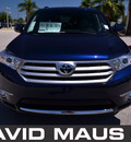toyota highlander 2012 blue suv limited gasoline 6 cylinders front wheel drive automatic 32771